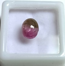 100% Natural Multi Tourmaline 2.60 Ct Oval Cabochon Hand Polished Gemstone T-386 - £9.31 GBP