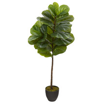 46 Fiddle Leaf Artificial Tree (Real Touch) - £76.38 GBP