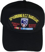 187TH Airborne Rct Rakkasans Korean War Hat - Black - Veteran Owned Business - £14.08 GBP