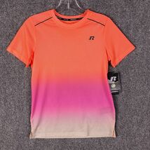 Russell Performance T-Shirt Boys Large 10-12 NWT 100% Polyester Kids - $219.15 MXN