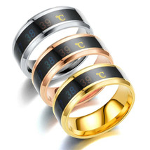 Stainless Steel Smart Temperature Sensor Ring  Free Shipping - $20.99