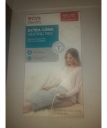 New! CVS Health Extra Long Heating Pad With 4 Heat Settings with storage... - $22.44