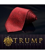 DONALD J. TRUMP MEN&#39;S TIE RED/GEOMETRIC 59” - $1,923.49 MXN