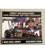 Tony Schumacher Go Army US Army Top Fuel Champion NHRA print 1999 - $20.60 CAD