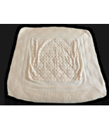 1950s Baby Girl Blanket Delicate Pale Pink Knit Crochet Nursery Cottagec... - $1,390.69 MXN