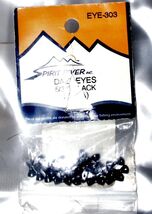 Fly Tying Dazl-Eyes #EYE-303 Medium 5/32” Black #414 - €3,36 EUR