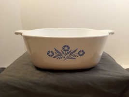 Vintage Corning Ware Blue Cornflower 1 1/2 Quart Casserole Dish No Lid - £19.38 GBP