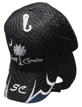 South Carolina SC State SC On Bill Mesh Black Embroidered Cap Hat CAP721... - £7.43 GBP