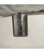 Florida Palm Tree Flask Stainless Steel 6oz - $6.16 CAD