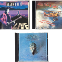 Eagles Glenn Frey Joe Walsh 3 CD Lot Greatest Hits Live Smoker Drink Player Get - £25.07 GBP