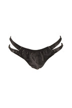 Agent Provocateur Womens Panties Side Cut Out Design Solid Black Size L - £67.95 GBP
