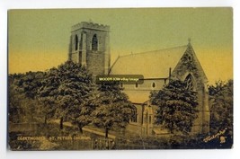 cu0184 - St Peter&#39;s Church , Cleethorpes , Lincolnshire - postcard - $3.81