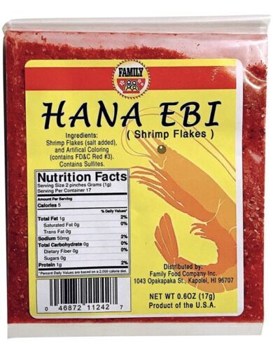 Primary image for Family Hana Ebi Shrimp Flakes Red 0.6 Oz
