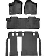 SMARTLINER Floor Mats Liner (3 Rows) Set Black For 13-2020 Sienna 8 Pass... - €174,92 EUR