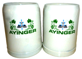 2 Union Wieninger Grandauer Ayinger Moninger Kulmbach 0.5L German Beer Steins - £11.77 GBP