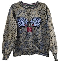 Best Company by Olmes Caretti Long Sleeve Sweatshirt Gray Black Jaguar W... - $94.46 CAD