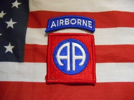 Us Army Vietnam Era 82ND Airborne Division Ssi Color Patch With Tab - £5.23 GBP