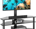 Rfiver Height Adjustable Corner Floor Entertainment Center With Tv Mount... - $155.94