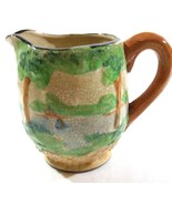 Small Majolica Jug Pitcher Lake with Boats 3.5 inch Stamped Japan+Impres... - €12,21 EUR