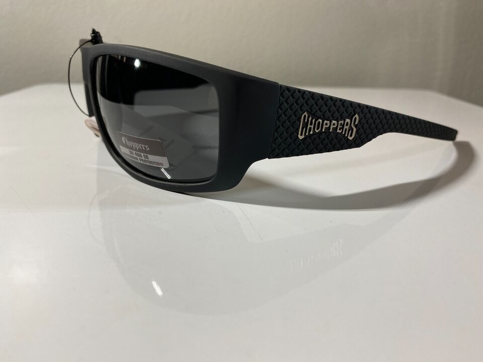 Men&#39;s popular riding sunglasses with black frame and smoke black lenses - $9.50