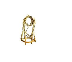 Horse Bridle Reins Headstall &amp; Lariat Rawhide Paso Fino Tack HBRH001 - £53.97 GBP