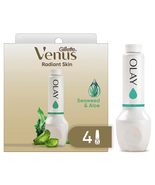 Gillette Venus Radiant Skin Seaweed &amp; Aloe Olay razor moisturizer refill... - £13.32 GBP