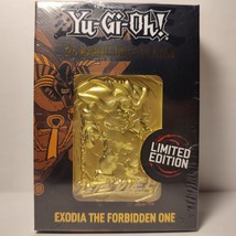 Yugioh Exodia The Forbidden One Metal Card 24k Gold Plated Ingot Official Item - £38.57 GBP