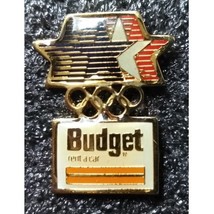 1984 Los Angeles Olympic BUDGET Rent A Car Pin - £3.99 GBP