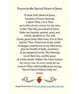 Sacred Heart of Jesus – G. Benziger – Restored Vintage Holy Card – pack ... - £3.89 GBP+