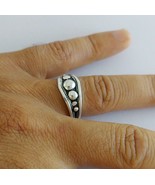 Bali Ring Circles Silver Sterling Bead Design Band Set Size Lot solid Mo... - £21.39 GBP