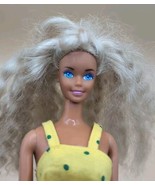 Barbie Beach Blast Barbie Doll 1989 Mattel 3237 With Yellow Sun Dress - $9.74