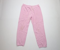 Vtg 70s 80s Streetwear Womens Large Distressed Gusseted Sweatpants Jogge... - $39.55