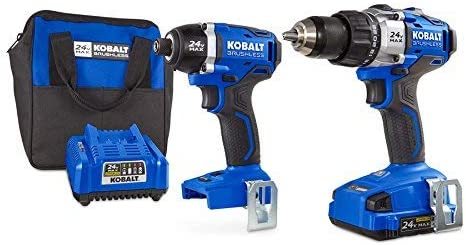 Kobalt 24V MAX Brushless 2 Tool Combo Kit #0672827 - $258.99