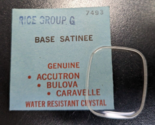 Genuine NOS NEW Bulova Watch Crystal Part# 7493 - $15.83
