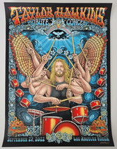 Taylor Hawkins Los Angeles Forum Tribute Concert Poster #995/1350 Foo Fighters - £394.44 GBP