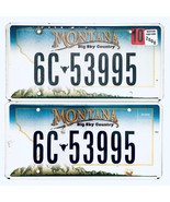 2008 United States Montana Gallatin County Passenger License Plate 6C 53995 - €17,18 EUR