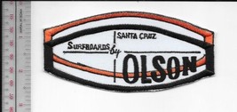 Vintage Surfing California Olson Surfboards of Santa Cruz, Ca Promo Patch - $9.99