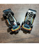 2 Vintage 1973 Hot Wheels Good Year Malibu Grand Prix Formula Race Car B... - $211.44 MXN