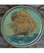 Vintage Bond Cake General Baking Company Collectible Tin - Sailing Ship ... - $19.79