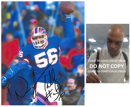 Darryl Talley signed Buffalo Bills football 8x10 photo Proof COA autographed. - £58.24 GBP