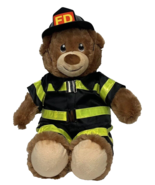 BUILD-A-BEAR Plush Stuffed Bear Firefighter Fireman Outfit Shirt Pants H... - $27.38 CAD