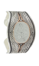 Montana Silversmith Custom Feathered Cuff Bracelet - £76.35 GBP