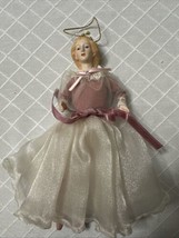 Vintage 7.5”  Ballerina Resin Christmas Ornament - $9.85