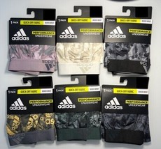 adidas Men&#39;s Boxers Briefs Underwear Quick Dry Fabric Camo / Logo Colors... - $6.29