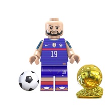 Karim benzema famous football player minifigures building toys lego compatible   copy thumb200