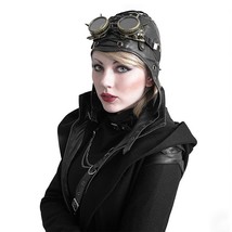 Es cap bomber hats fighter cosplay helmet glasses ushanka leather windproof earflap cap thumb200