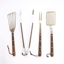 Lamson Premier 20&quot; Walnut 4-Piece Deluxe BBQ Set - $305.99