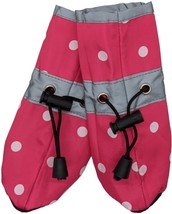 Fashion Pet Polka Dog Dog Rainboots Pink Small - £33.33 GBP