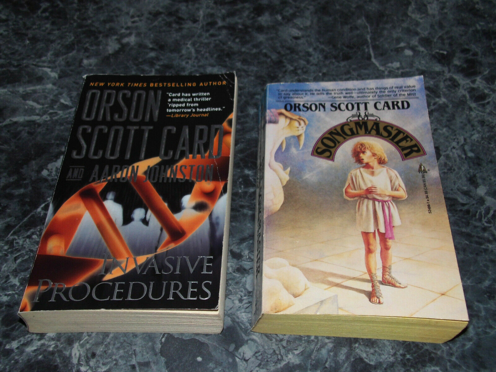 Orson Scott Card lot of 2 Science Fiction Paperbacks - $3.99