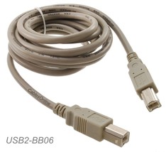 6Ft Usb Type-B Male To Usb Type-B Male Usb 2.0 Cable, - $15.99